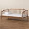 Baxton Studio Parson Classic Mid-Century Walnut Brown Finished Wood Twin Size Daybed 194-11516-ZORO - alternate 7